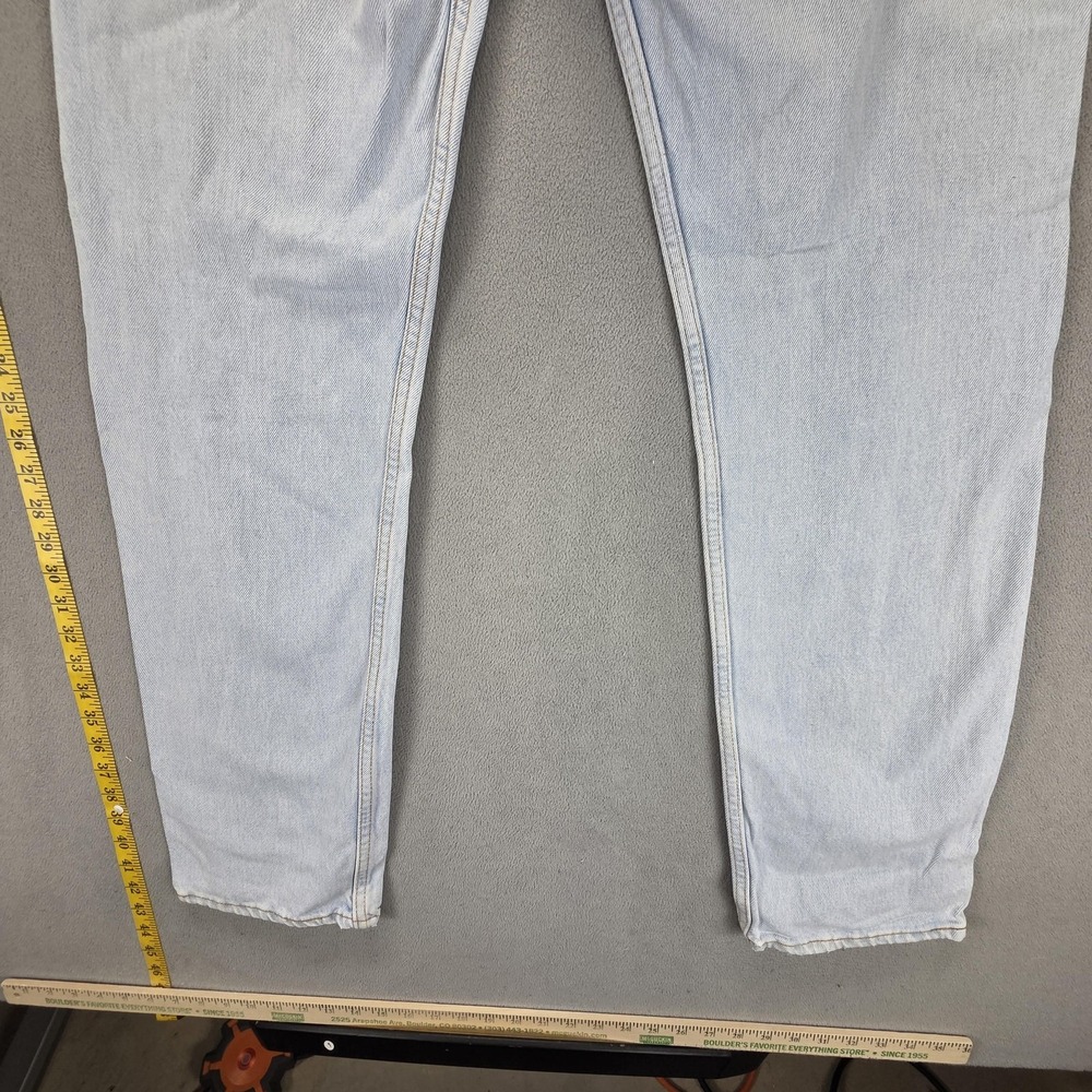 VTG Levis 501 Jeans Mens Blue Light Wash Made In USA Patchwork‎ Fits 29x31 - Picture 15 of 16